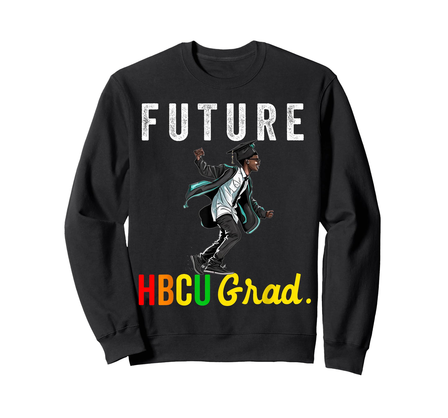 Future HBCU Grad History Black College Youth Kids Boy T-Shirt