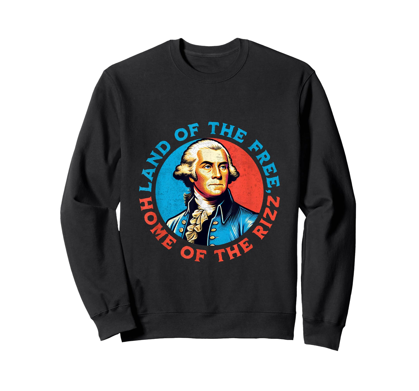 Land of the Free George Washington Funny 4th of July Men T-Shirt
