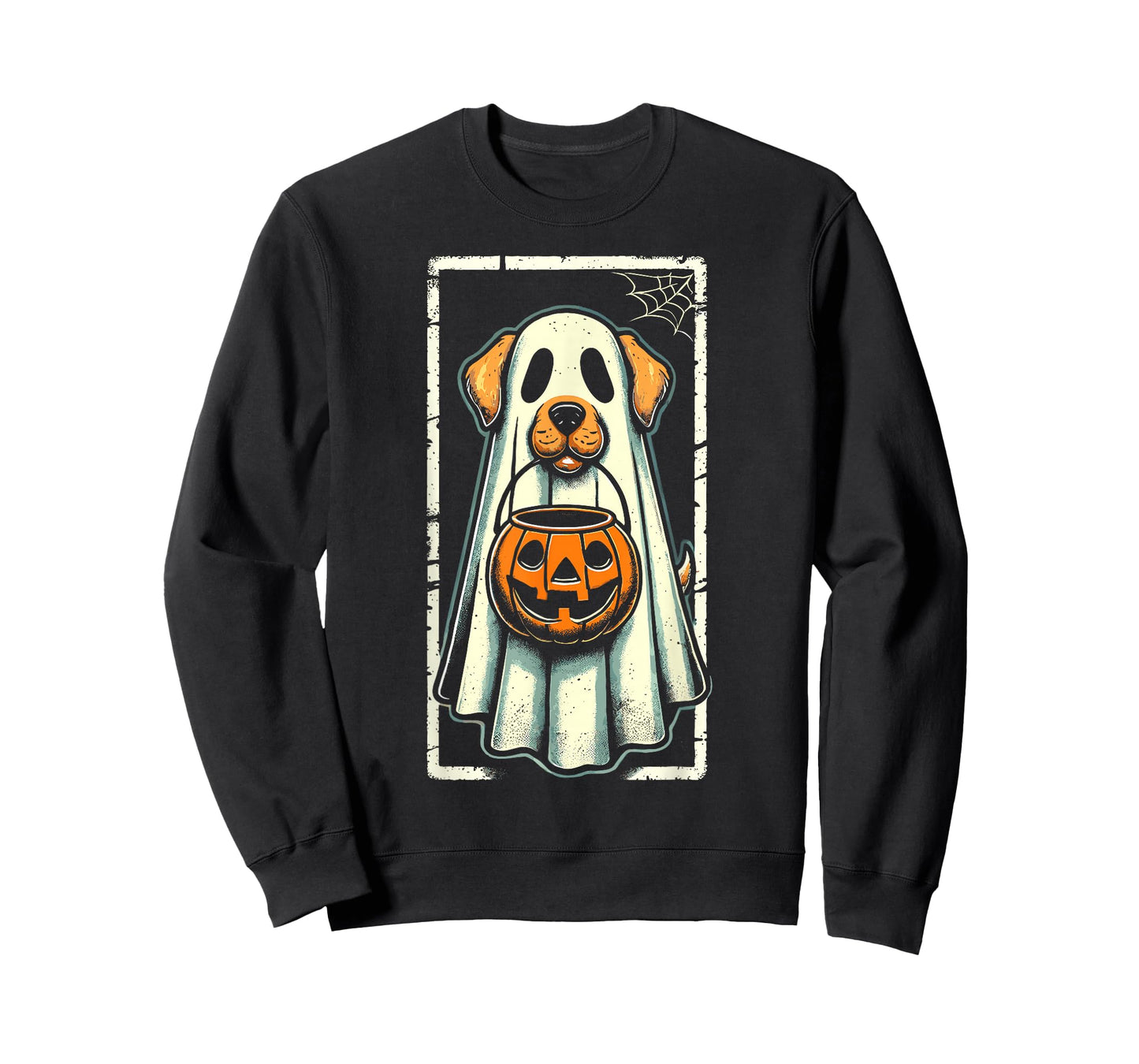 Cute Dog Men Women Kids Boys Girls Halloween Funny Ghost T-Shirt