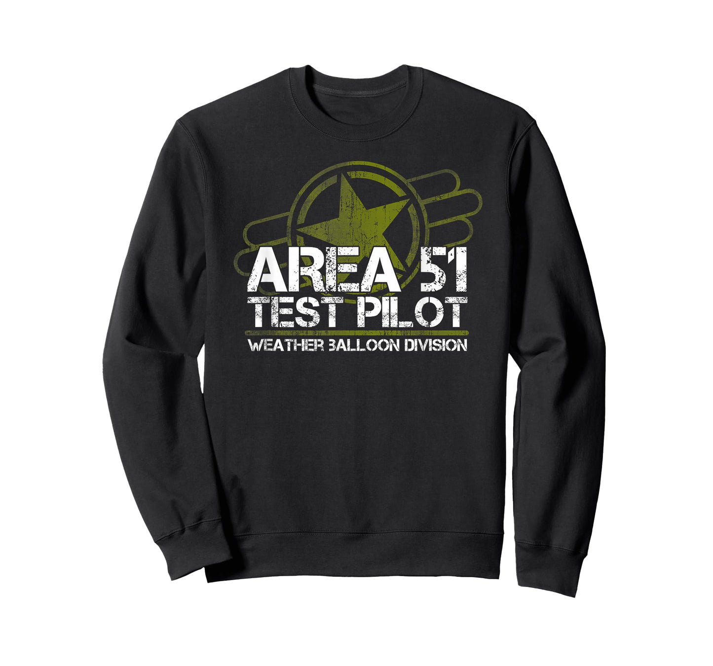 Area 51 UFO Test Pilot, Alien, Roswell, Weather Balloon T-Shirt