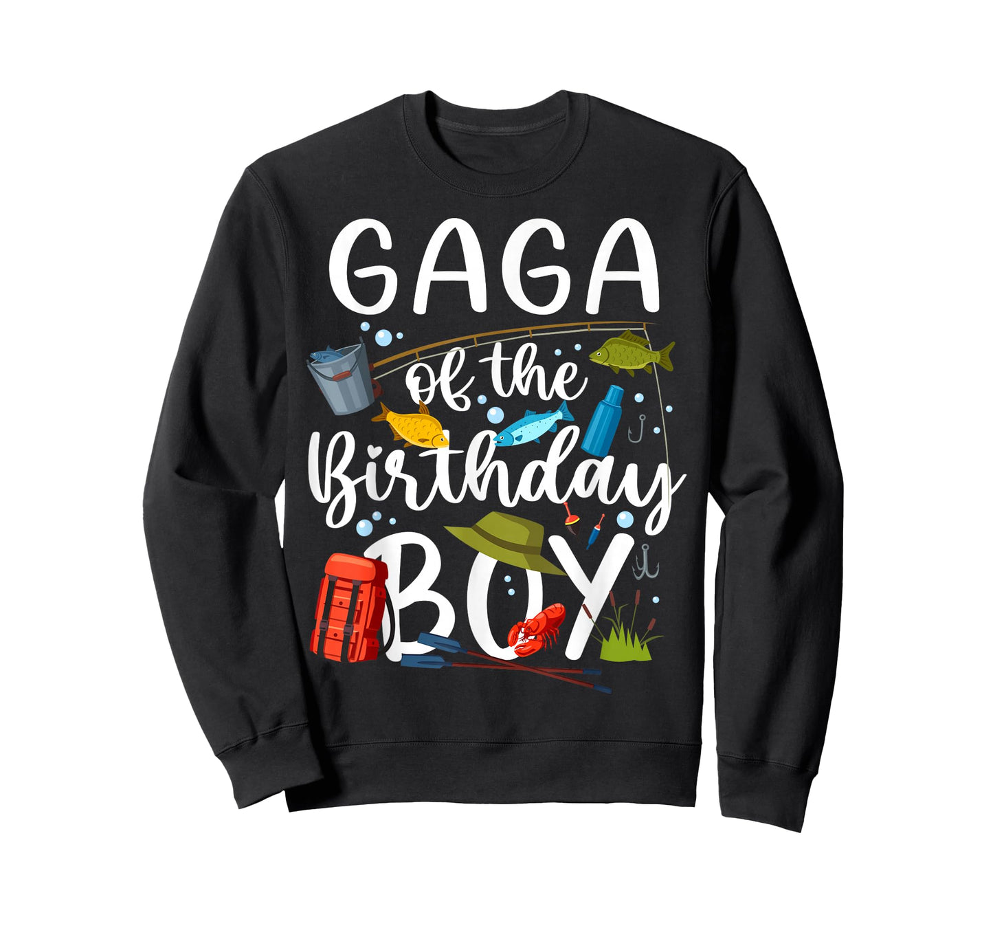 Gaga of Birthday Boy Fishing Family Celebration Matching T-Shirt