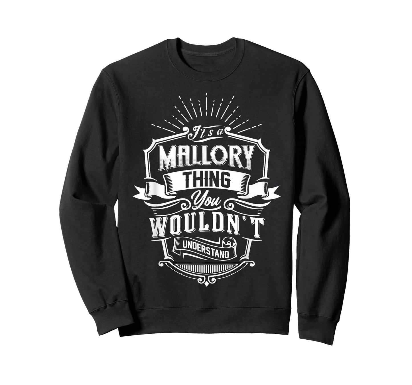 It's A Mallory Thing You Wouldn't Understand Name Vintage T-Shirt