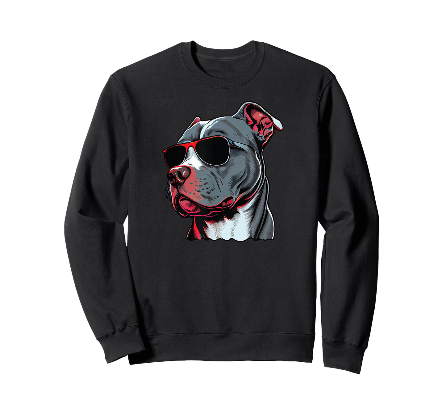 Dad Mom Cool Dog Sunglasses - Pitbull T-Shirt