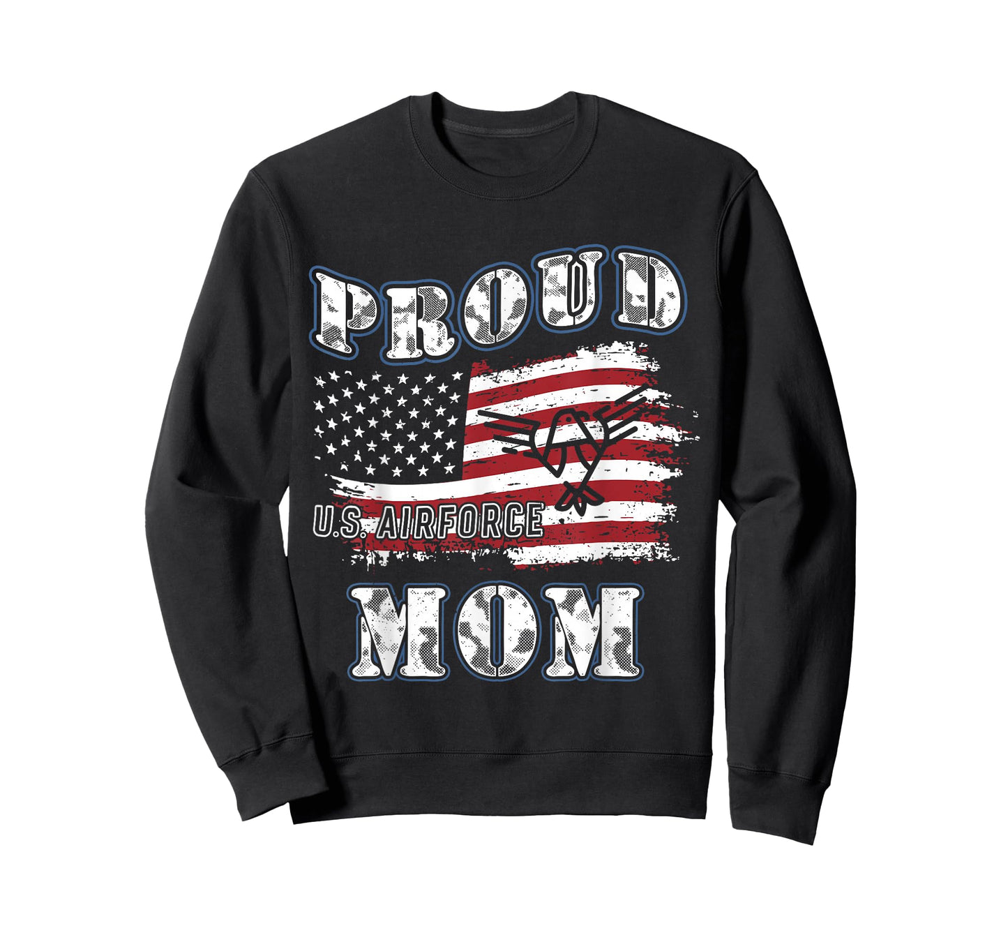 US Air Force Mom's Gift T-Shirt Proud Army Mom T-Shirt