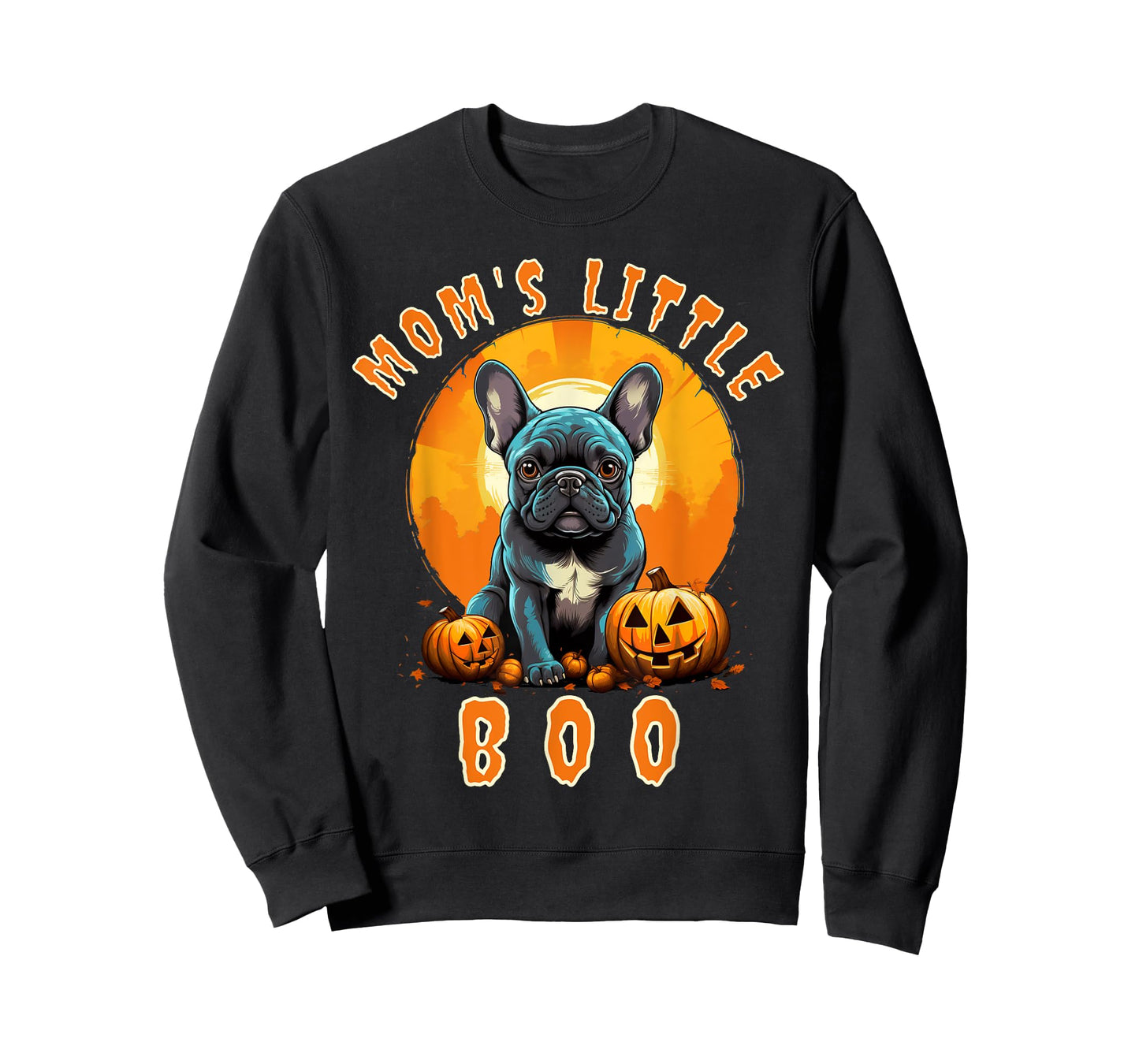Mom's Little Boo French Bulldog Halloween Frenchie T-Shirt