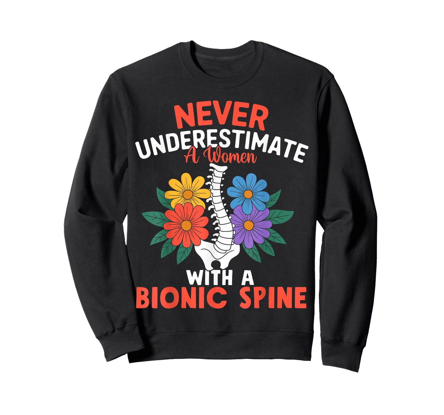 Bionic Spine Surgery Survivor Back Spinal Fusion Lumbar T-Shirt