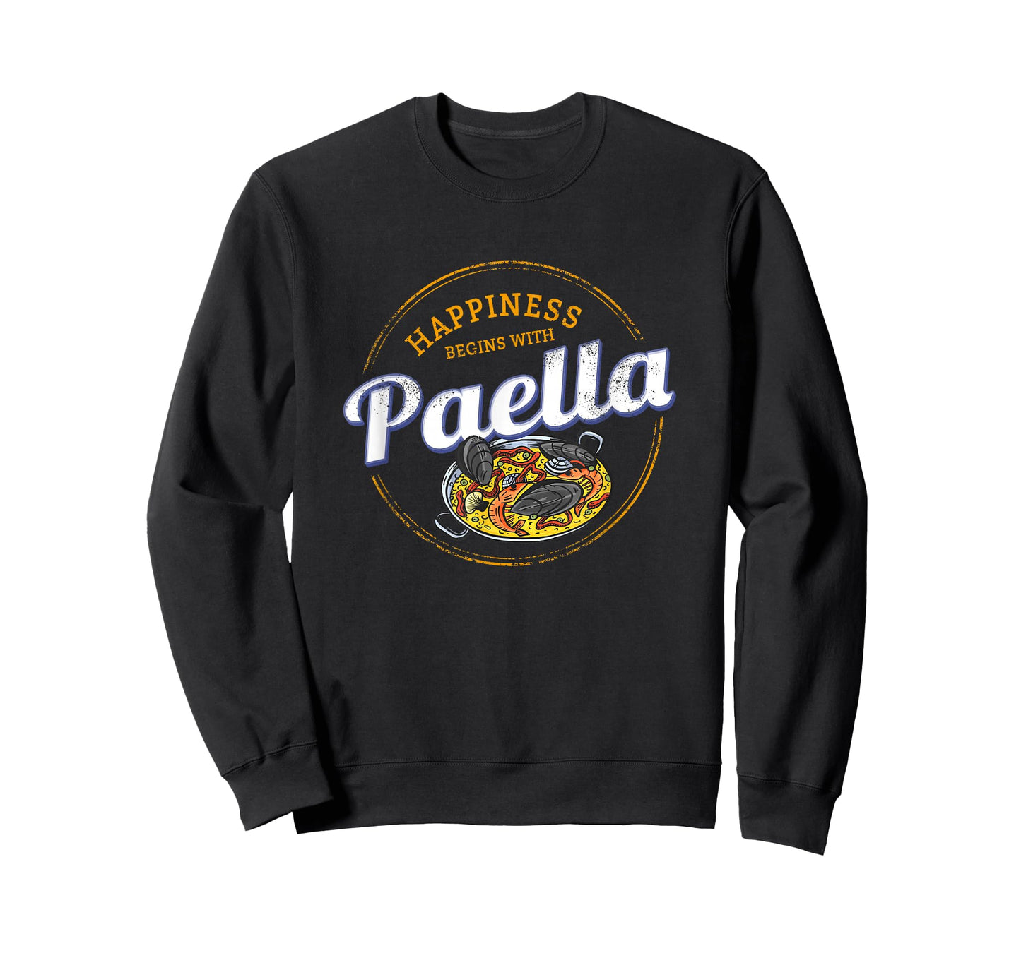 Paella Snack Vintage Spain Retro Paella Pan Souvenir T-Shirt