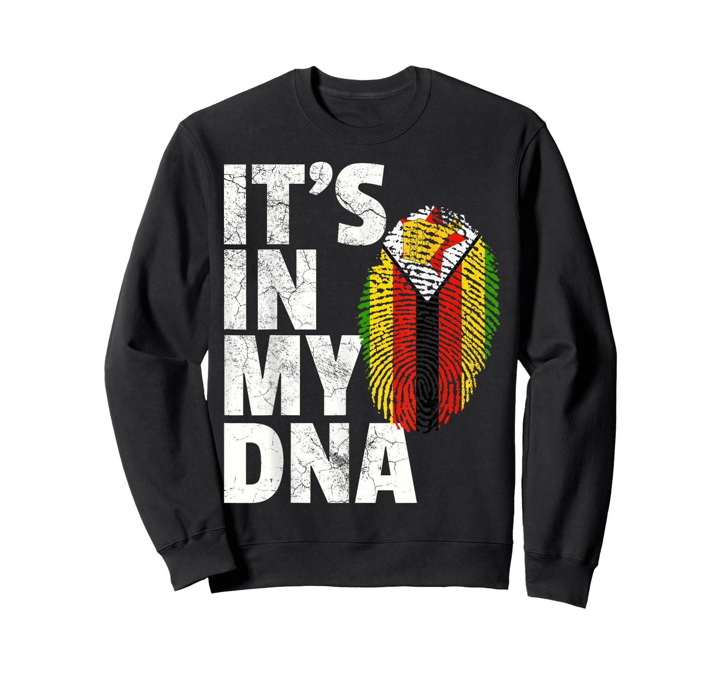 IT'S IN MY DNA Zimbabwe Flag Pride National Country Roots T-Shirt