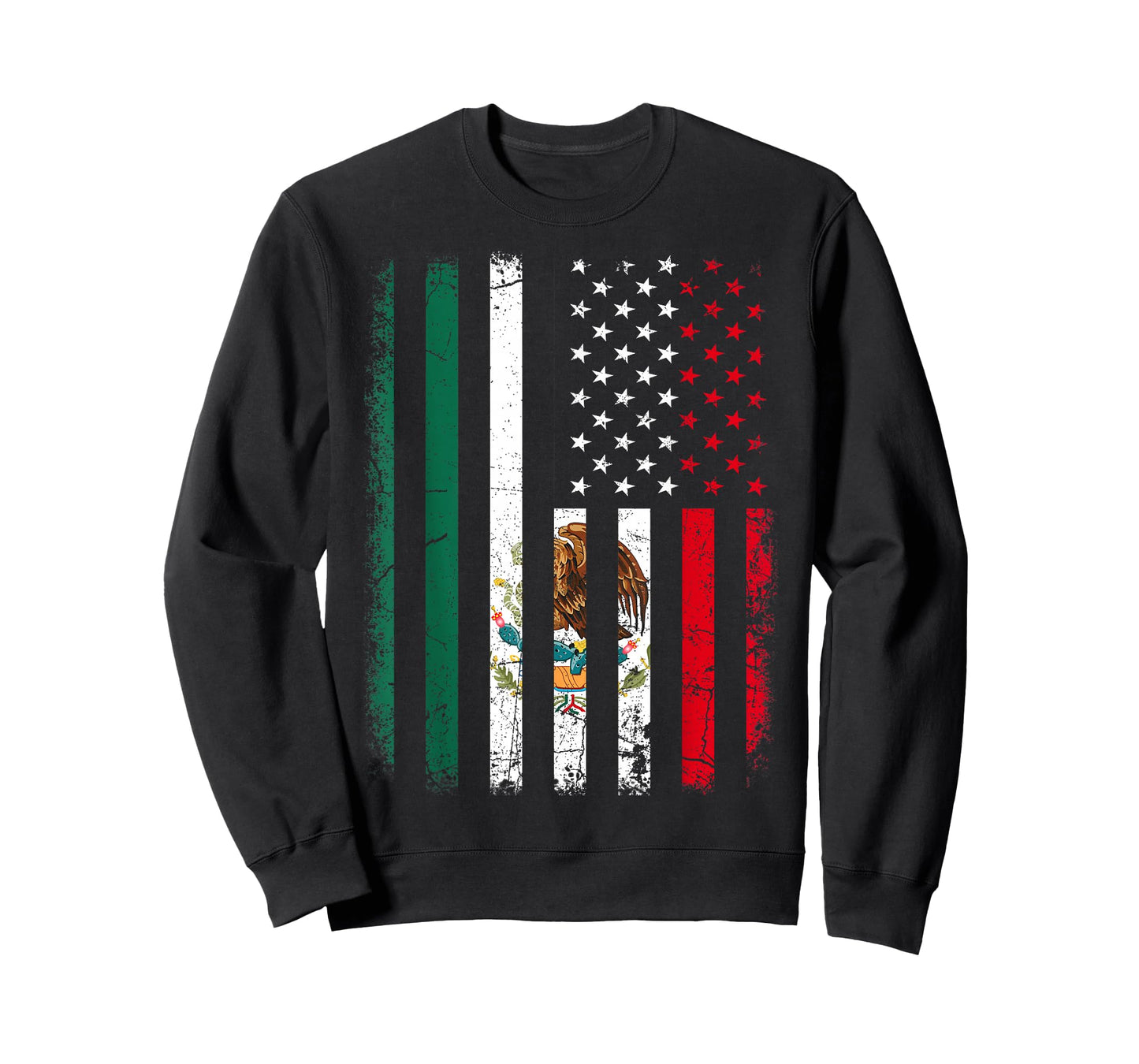 Mexican American Flag Mexican Roots Mexico America T-Shirt