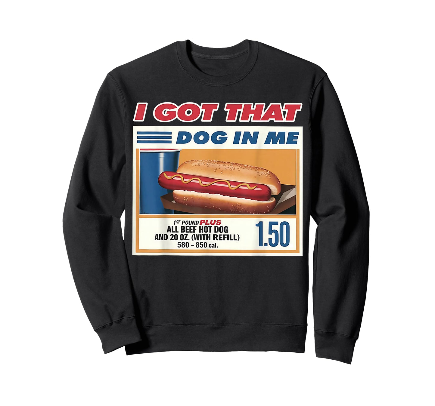 I Got That Dog in Me Funny Combo 4th of July Vintage Meme T-Shirt