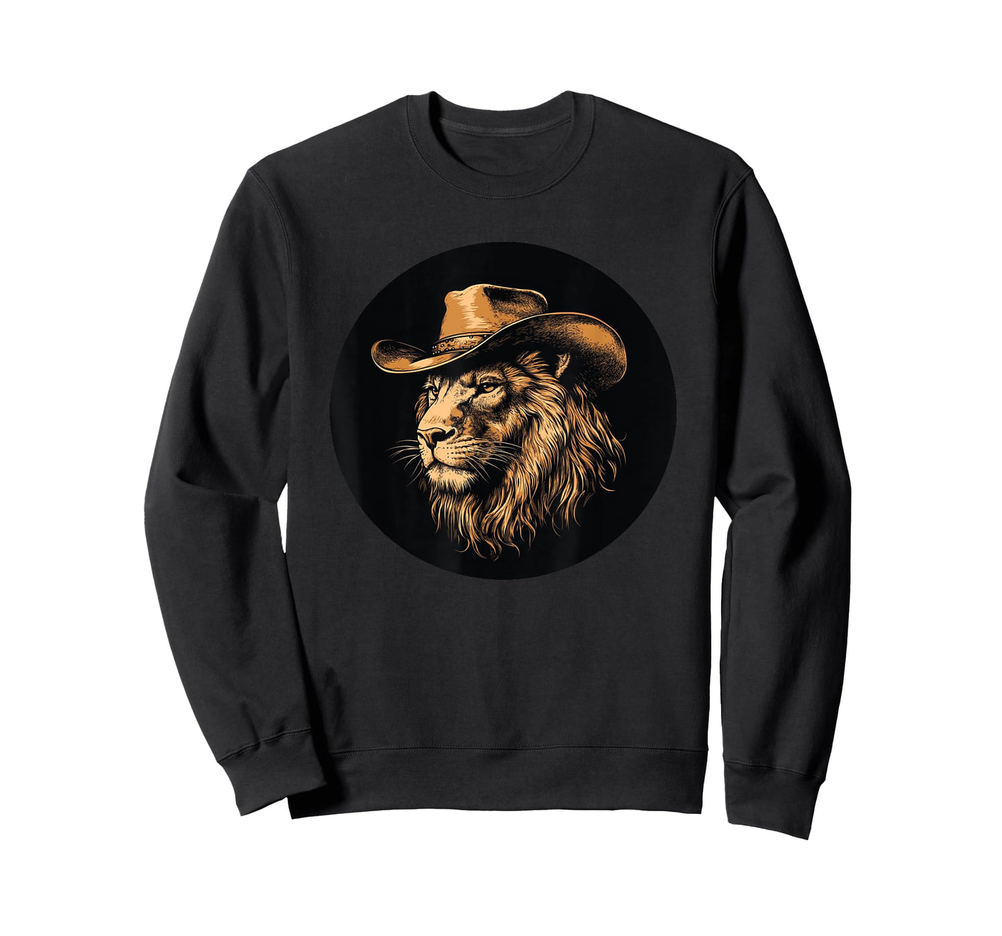 Cool Lion with Hat for a Western Adventure T-Shirt