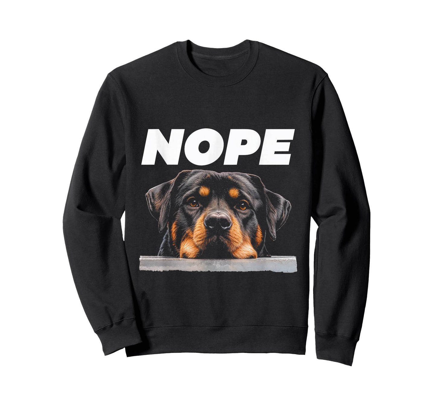 Nope Rottweiler Dog Sarcastic Rottie Pet Lover T-Shirt for Men Women