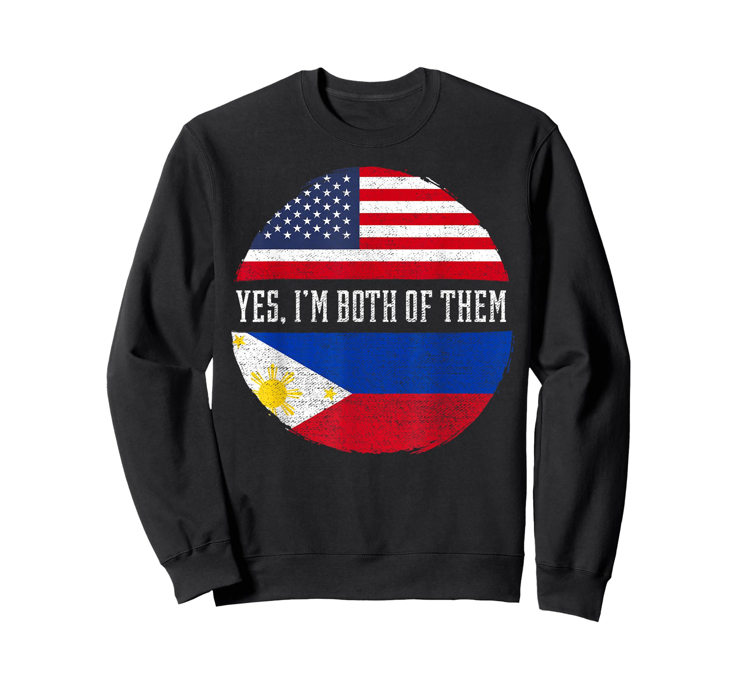 Half American Half Filipino USA Flag Philippines Heritage T-Shirt