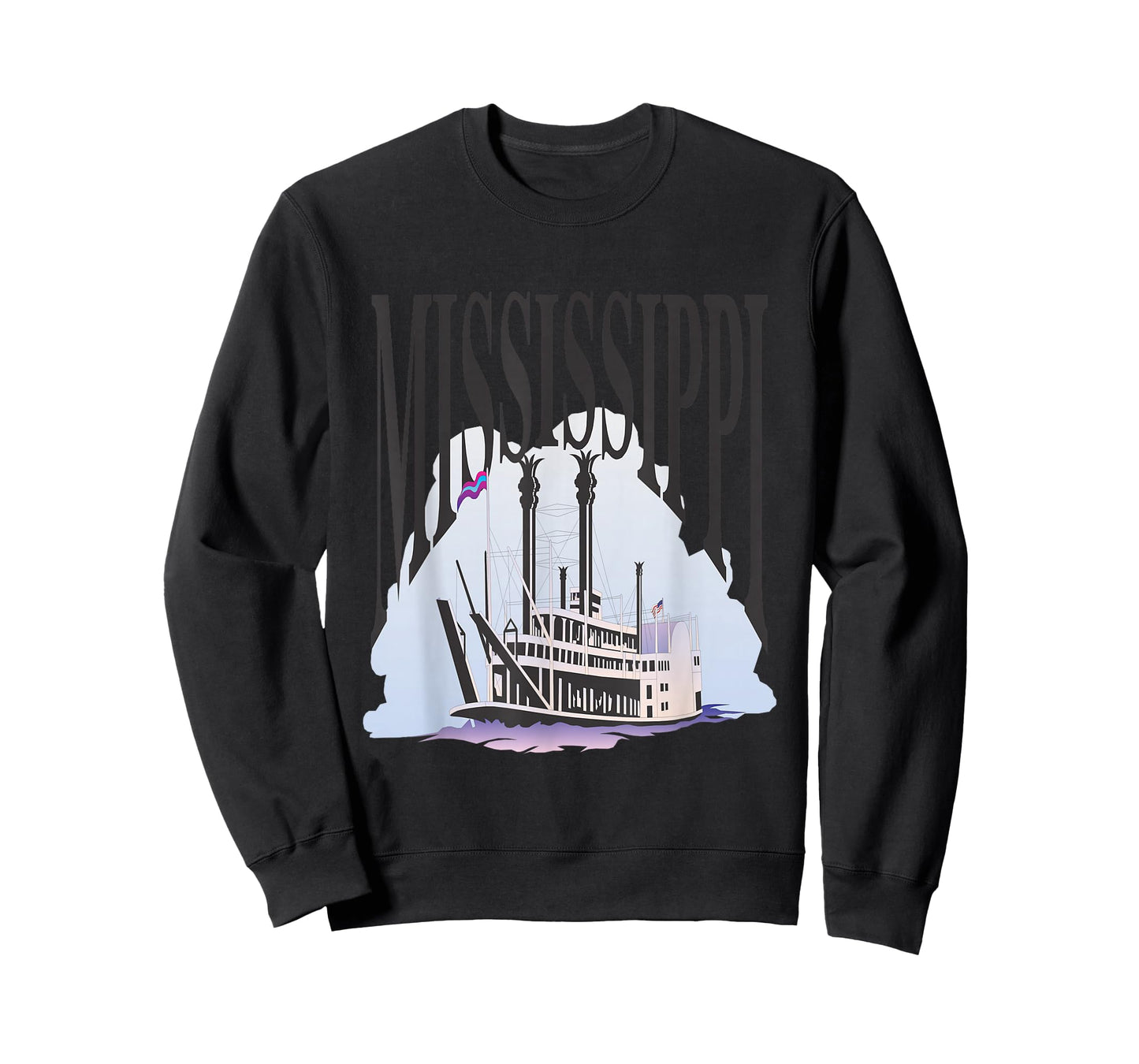 Mississippi Steamboat Riverboat Paddlewheel Steamship T-Shirt