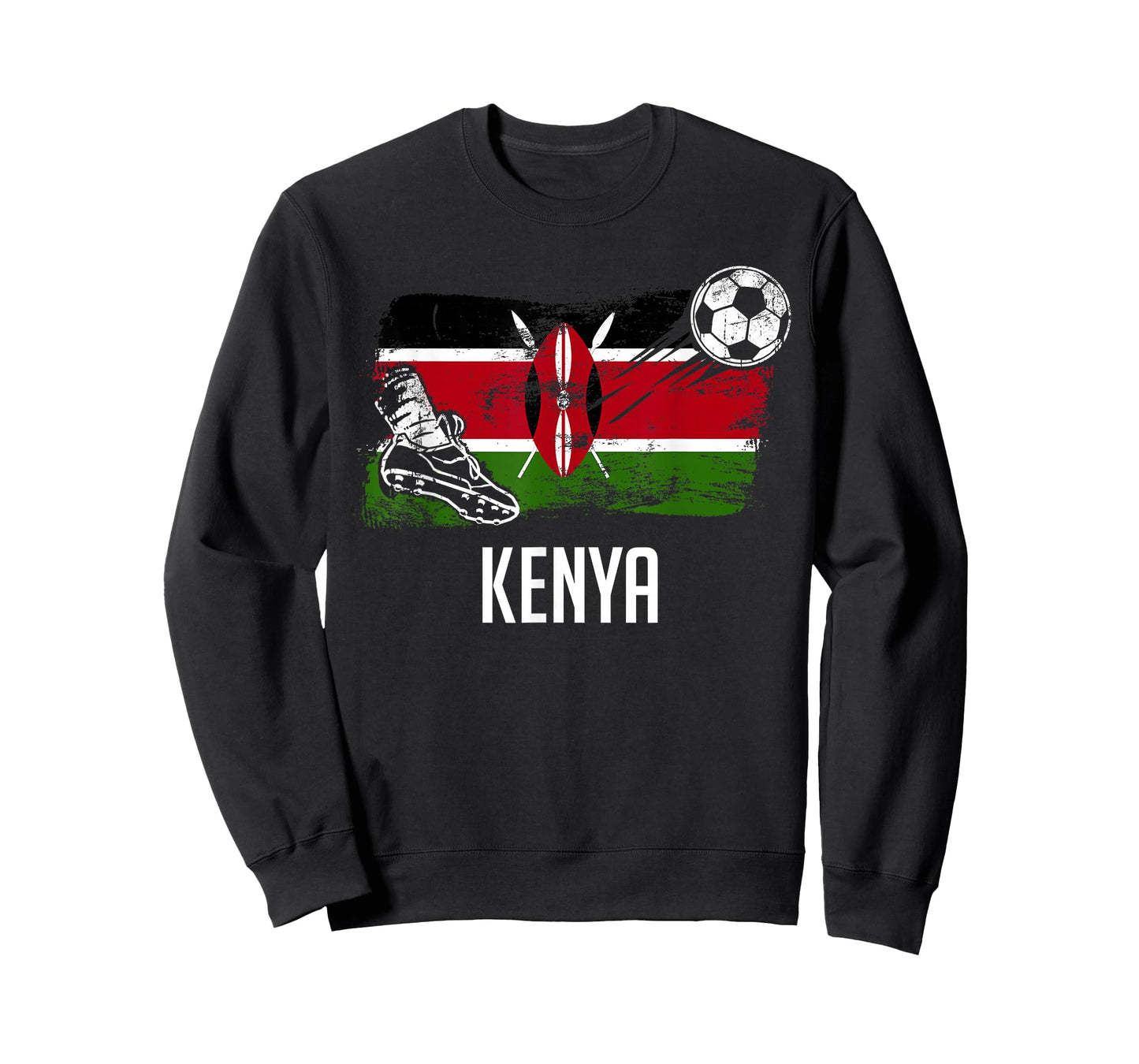 Kenya Flag Jersey Kenyan Soccer Team Kenyan T-Shirt