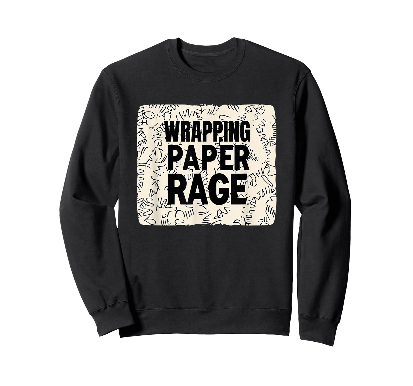 Funny Christmas Wrapping Paper Rage Speech T-Shirt