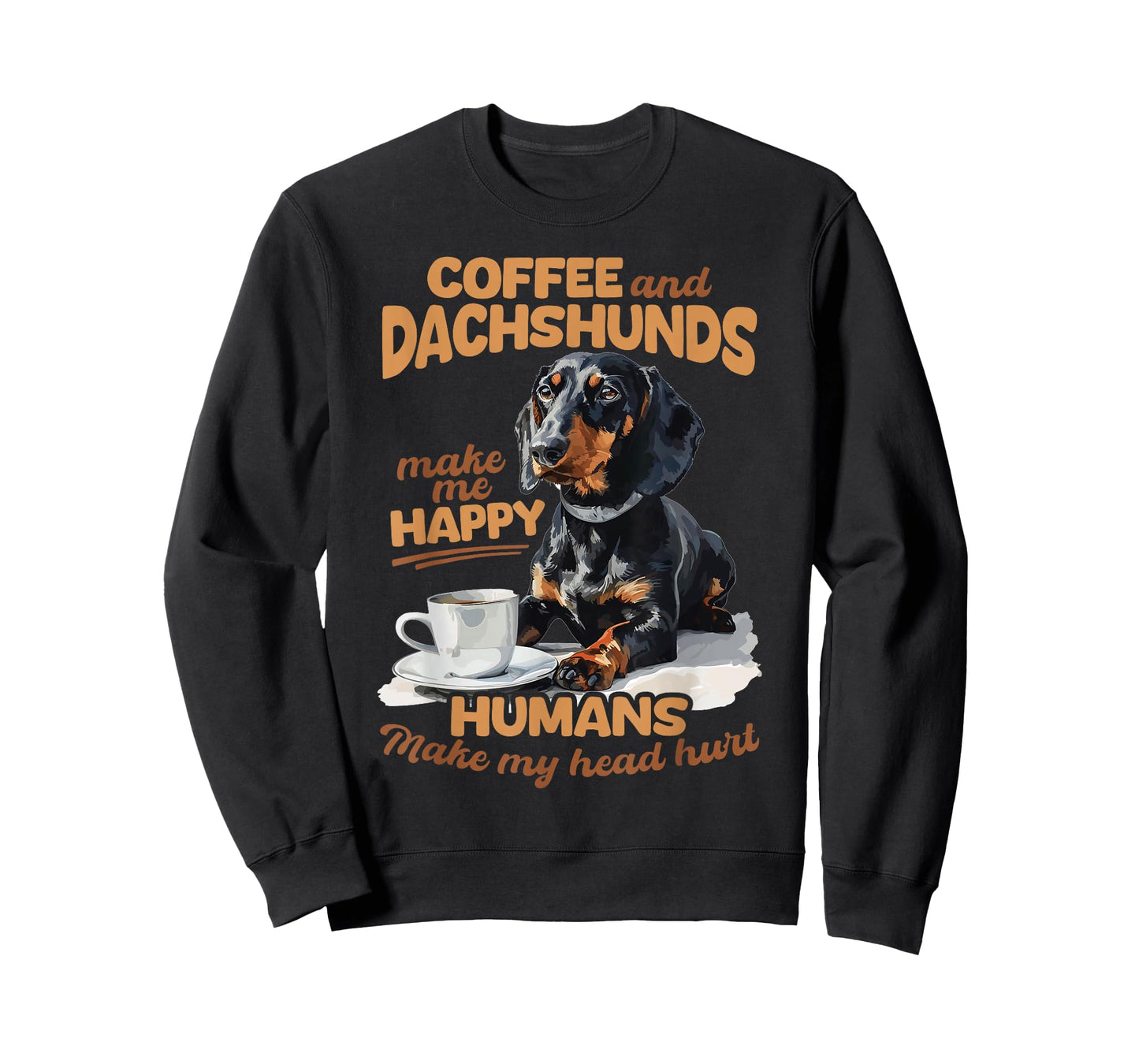 Dachshund and Coffee Doxie Coffee and Dachshunds T-Shirt