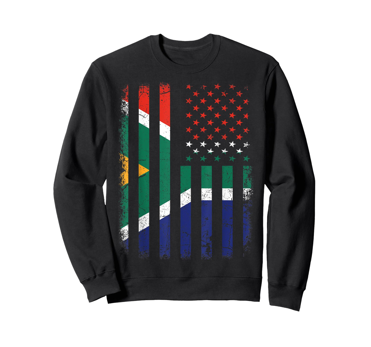 South African American Flag South African Roots South Africa Women Kids Men T-Shirt
