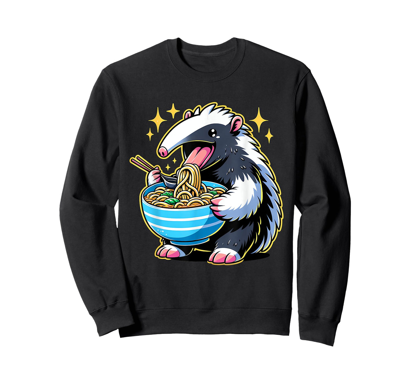 Kawaii Anime Anteater Ramen T-Shirt