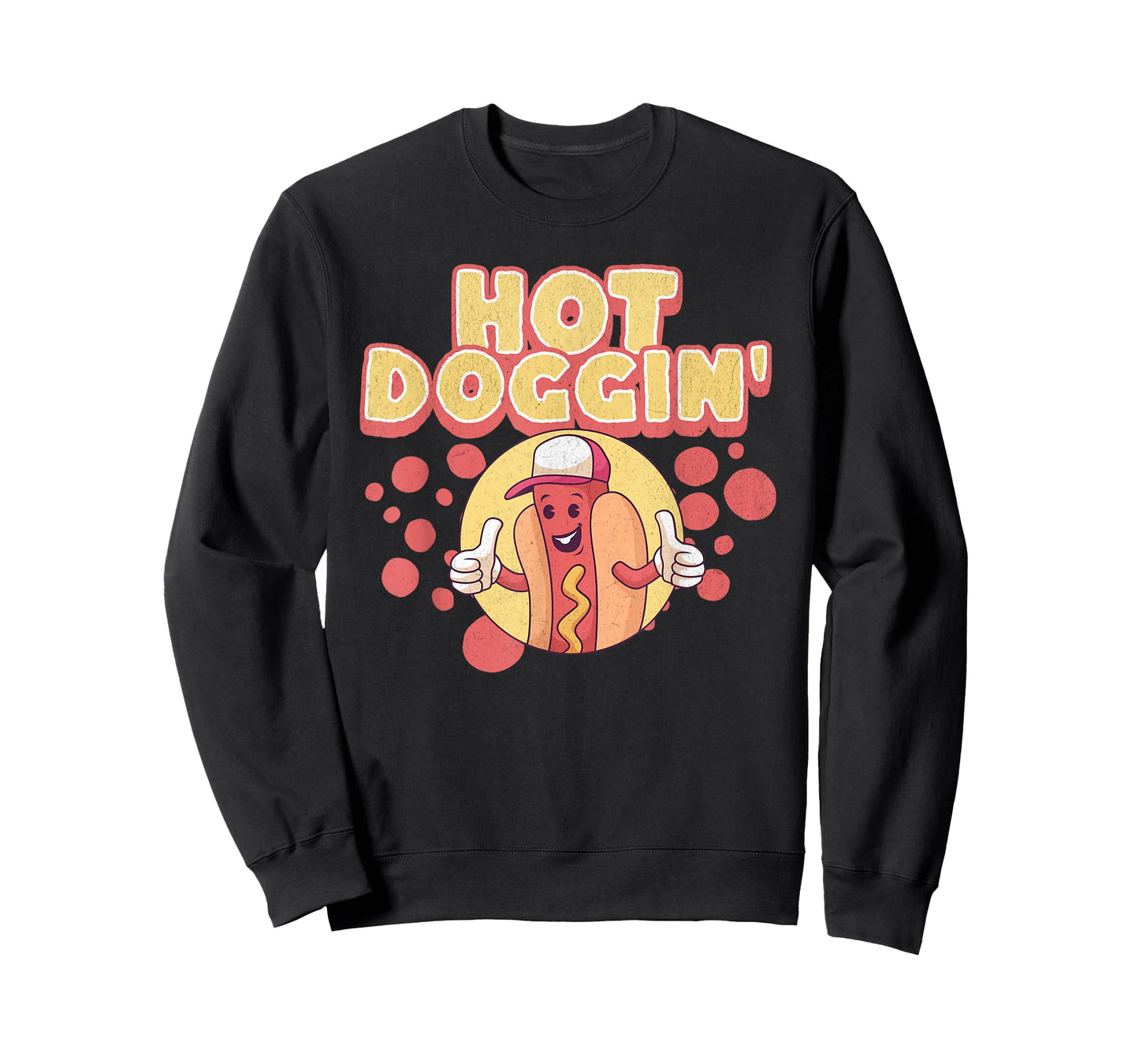 Funny Hot Dog Sausage Wiener Hot Doggin' T-Shirt for Men Women