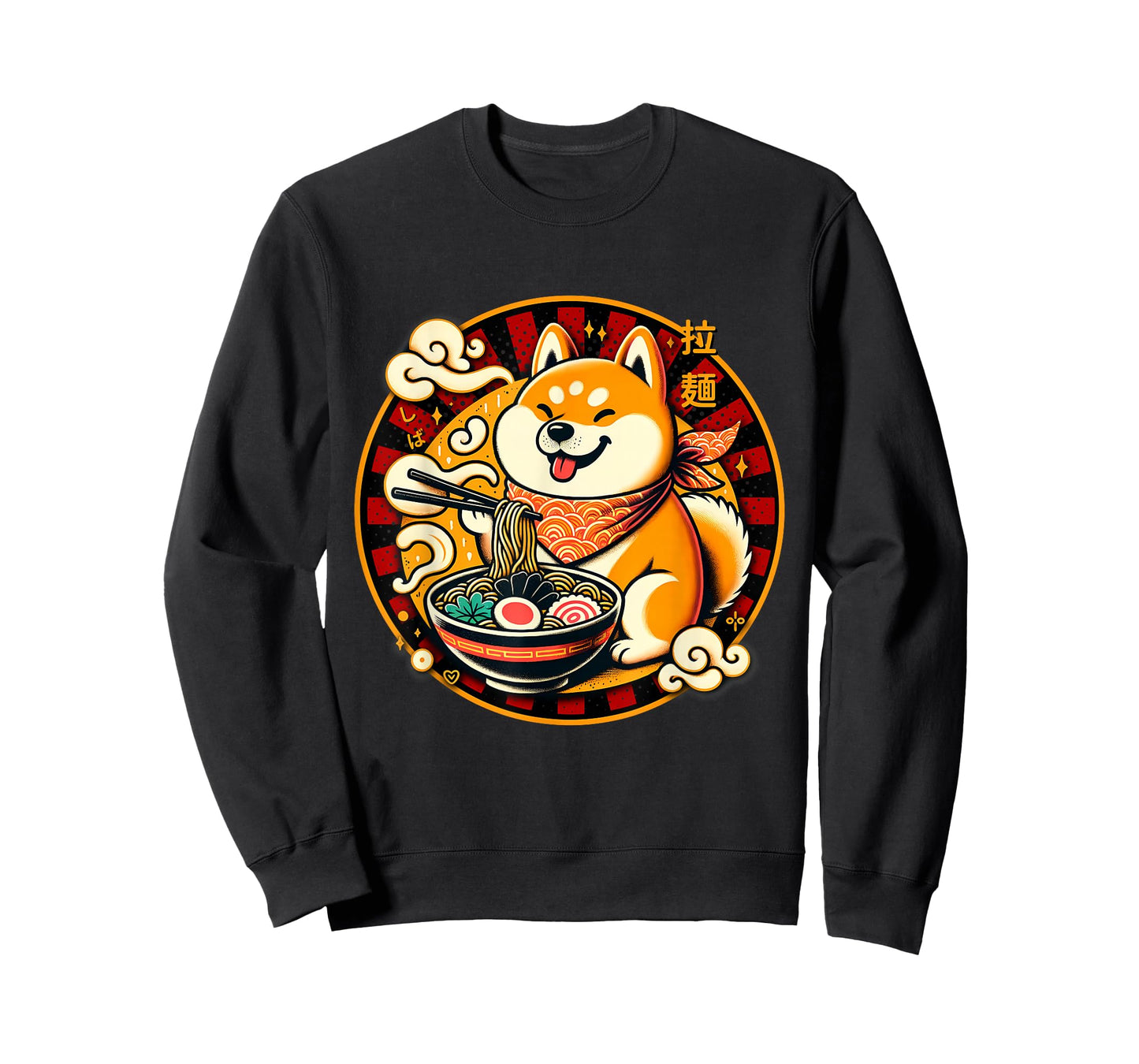 Shiba Ramen Bowl Japanese Love Noodles Cute Dog Inu Kawaii T-Shirt