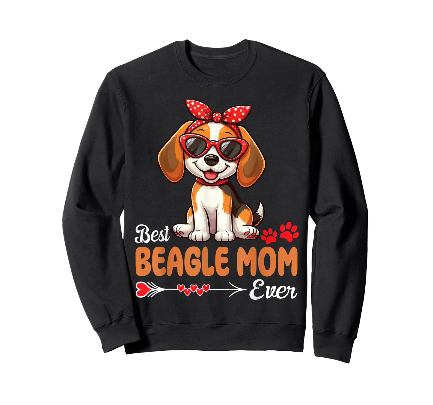 Cute Dog Best Beagle Mom Ever Mama Mother Life Fur Baby Love T-Shirt