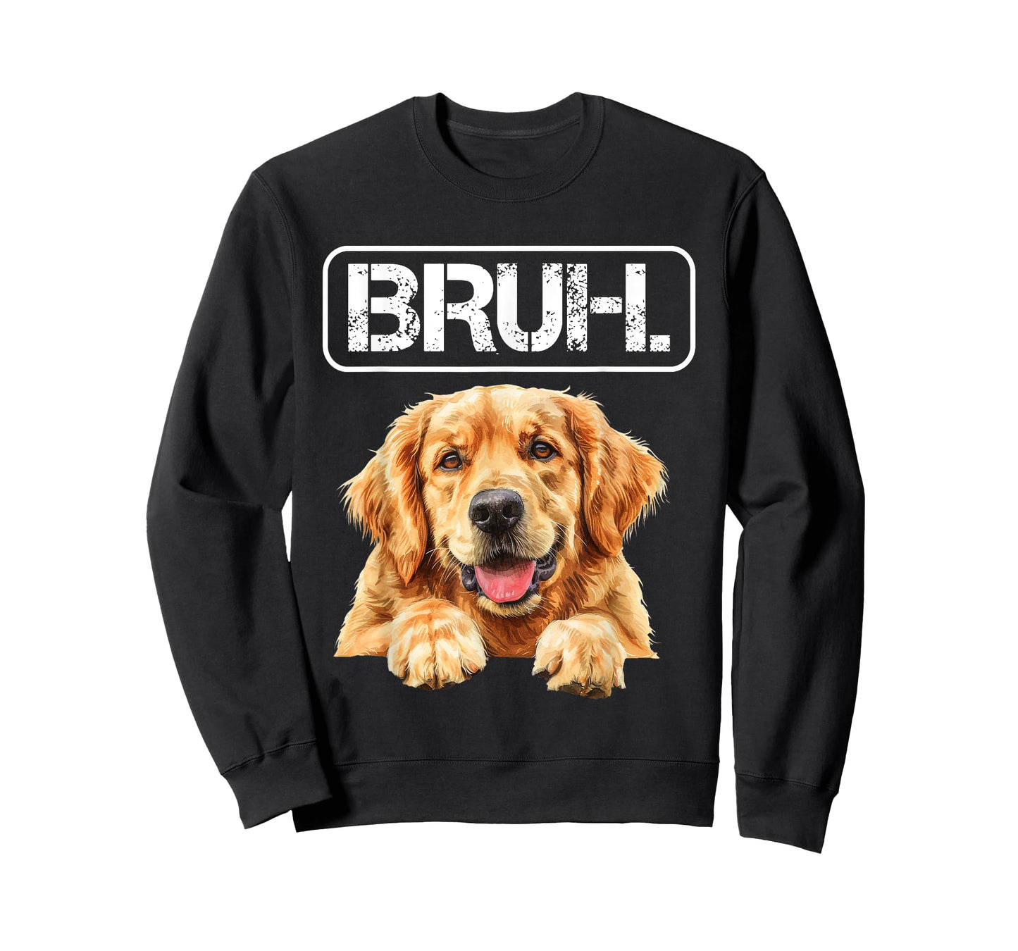 Golden Retriever Bruh Funny Dog Lover Men Women Girls Kids T-Shirt