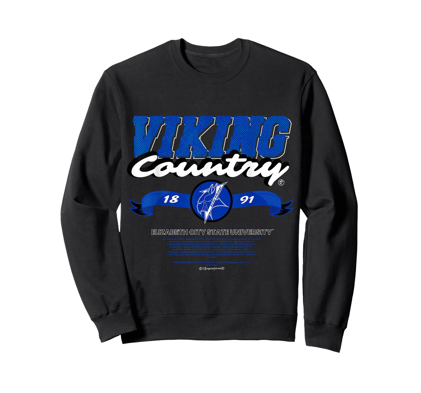 Elizabeth City State University - Viking Country - ECSU HBCU T-Shirt
