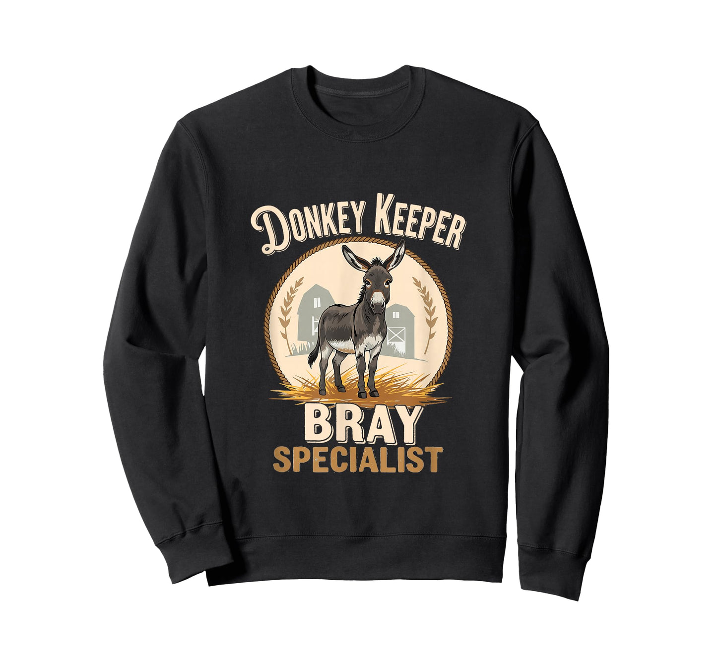 Donkey Keeper Bray Specialist Funny Farmer T-Shirt
