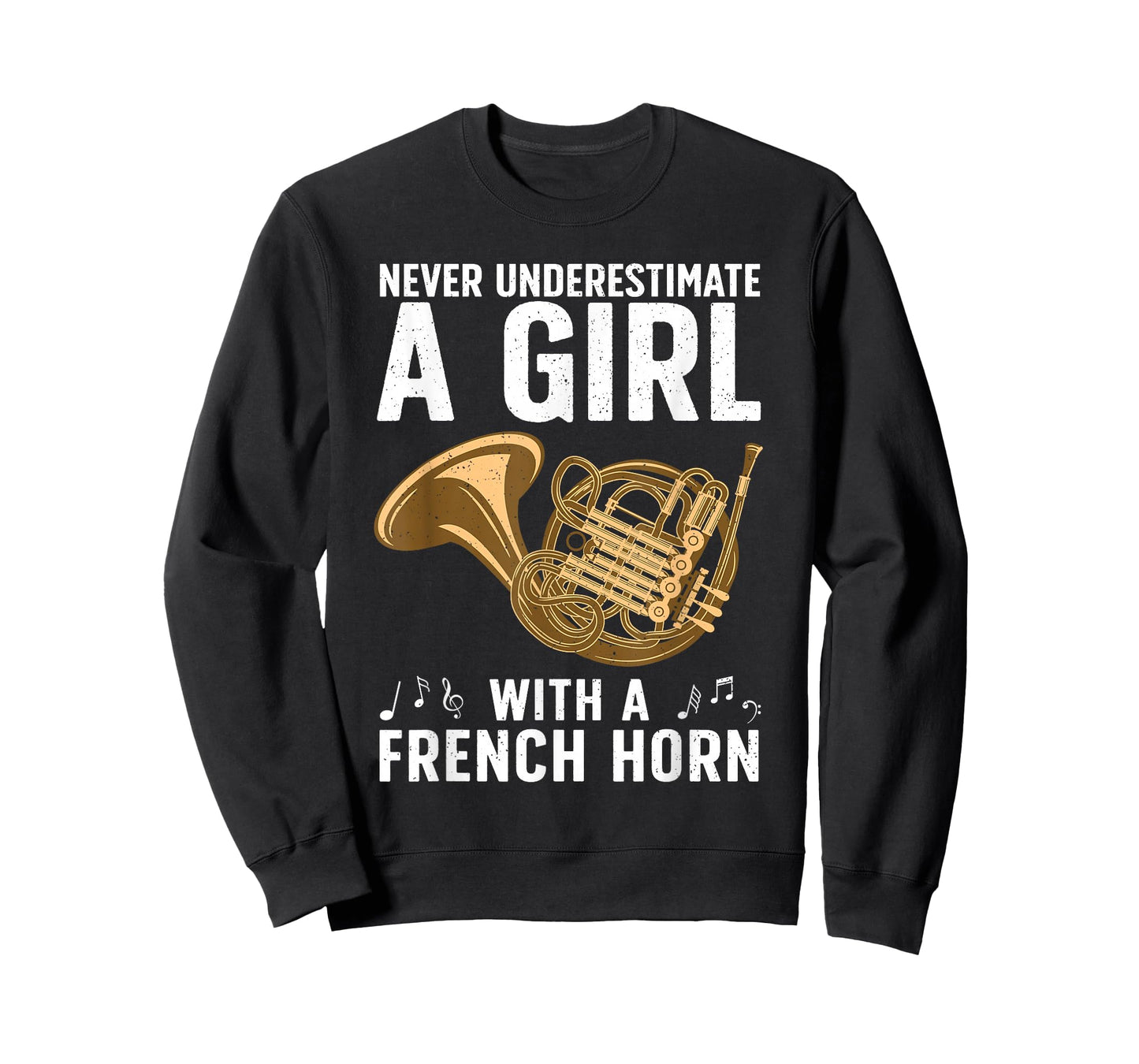 Best French Horn Art For Women Girls French Horn Lover T-Shirt