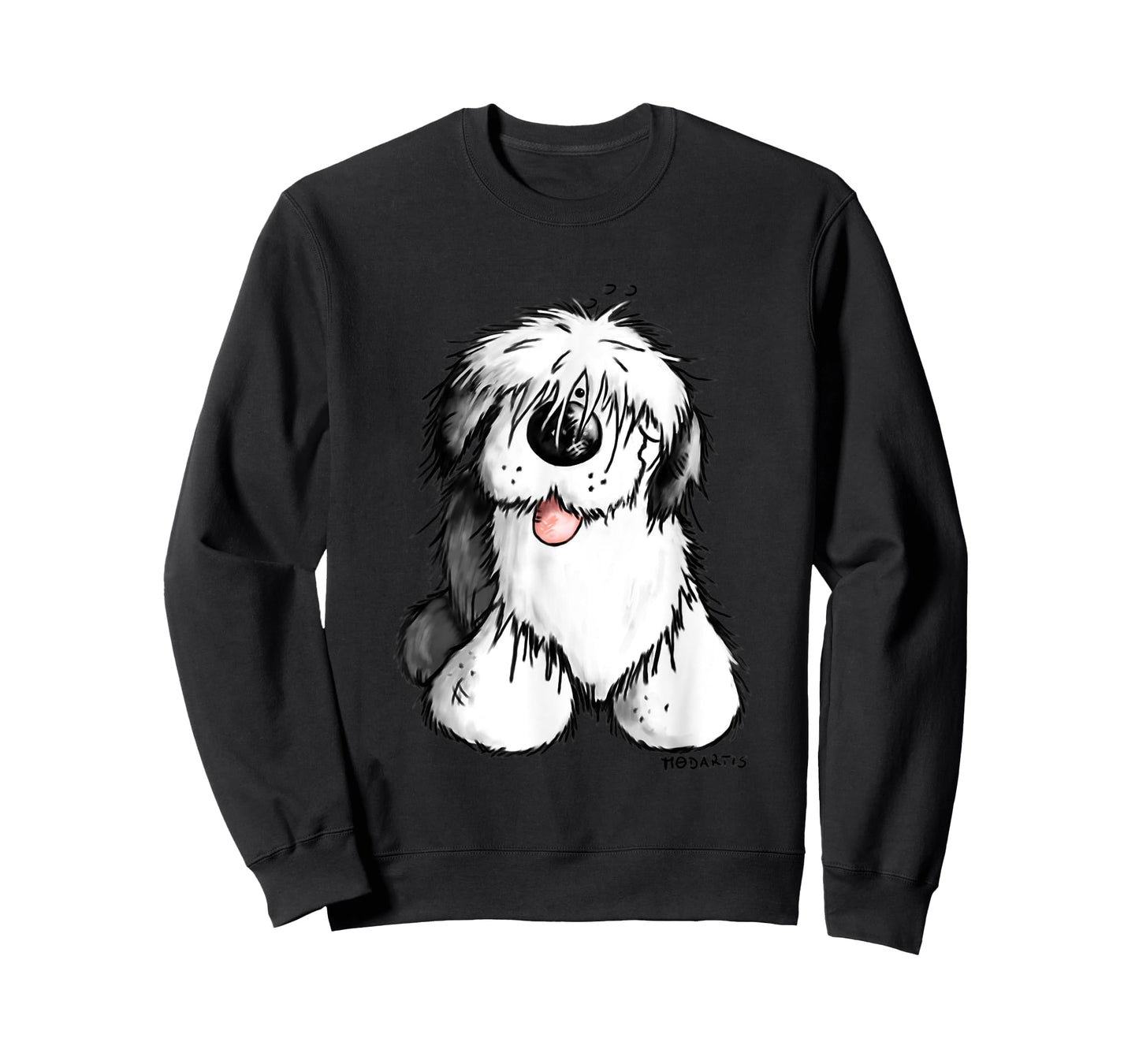 Happy Old English Sheepdog I For A Dog Or Bobtail Lover Men Women Girls Kids T-Shirt