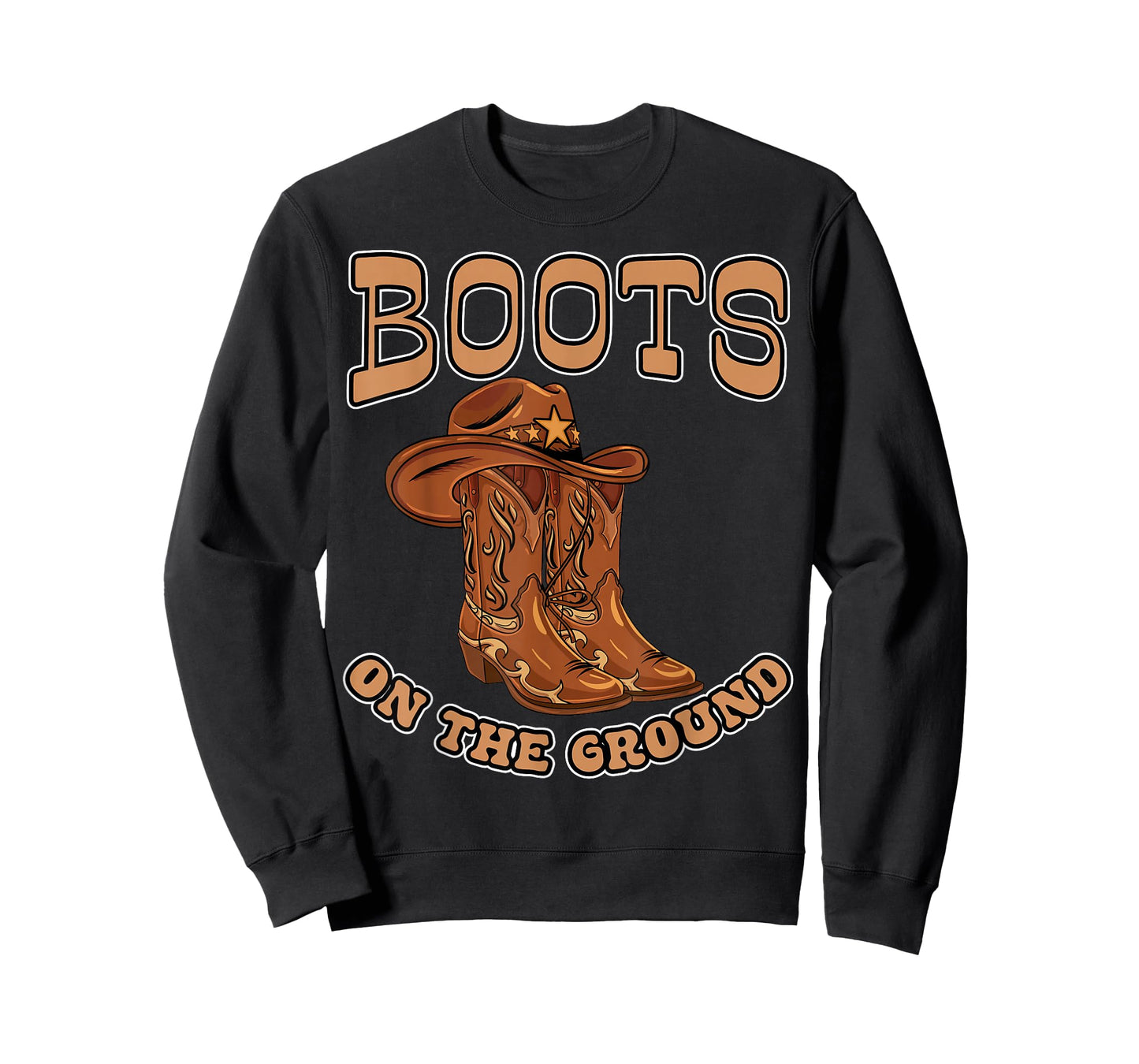 Western Cowgirl Country Cowboy Rodeo Linedance Boots Ground T-Shirt