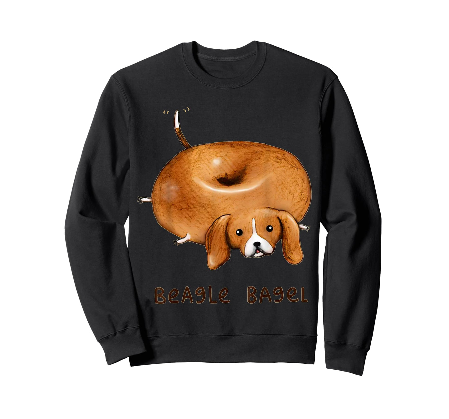 Beagle Bagel - Funny Cute Dog T-Shirt for Men Women Kids