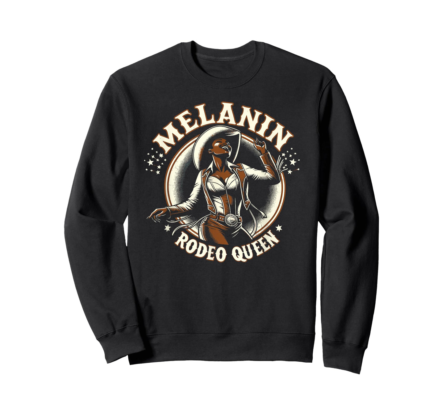Melanin Rodeo Queen, Country African American Cowgirl T-Shirt