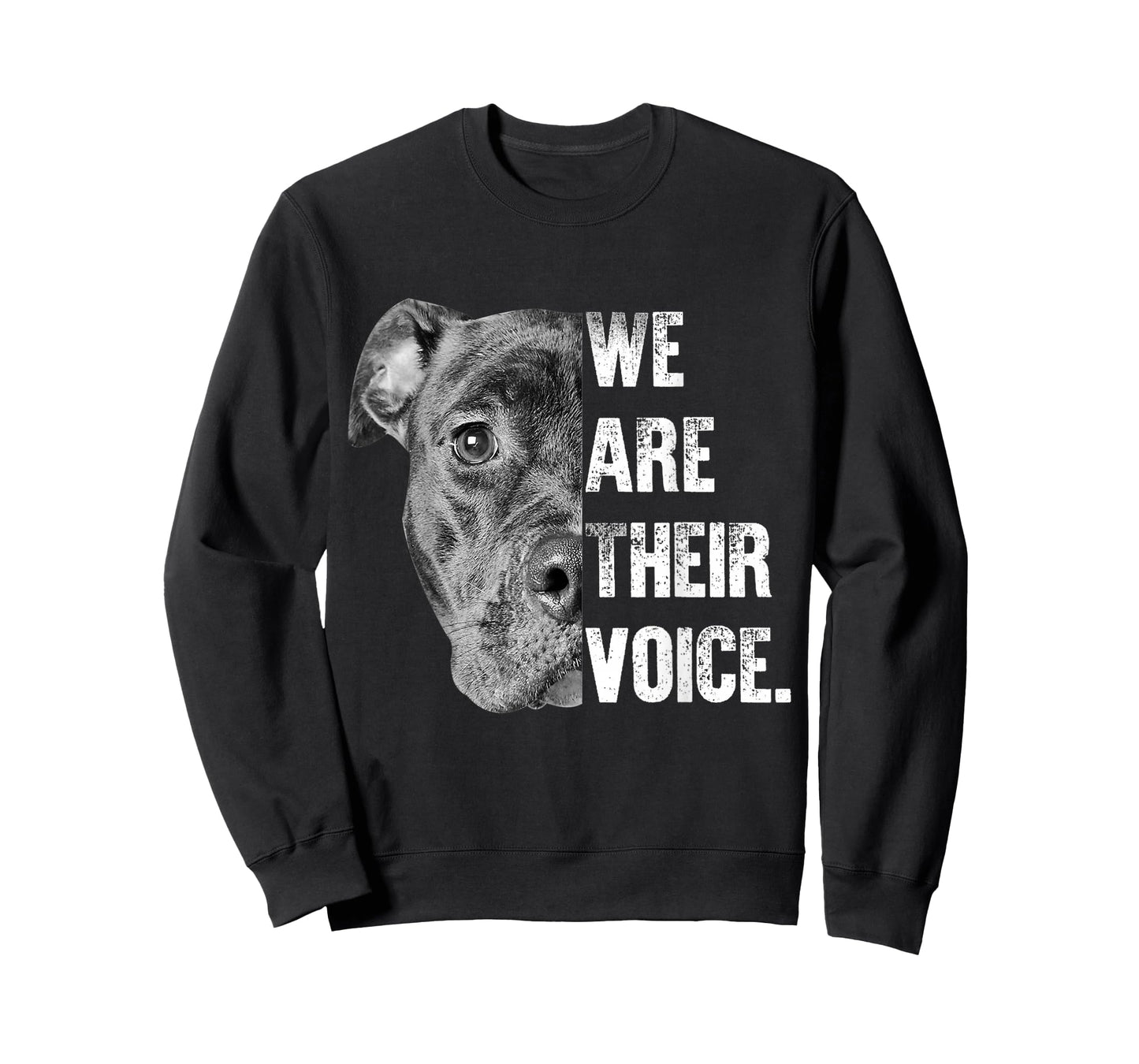 We AreTheir Voice Gift Womens Mens & Dog Lovers & Dog rescue T-Shirt