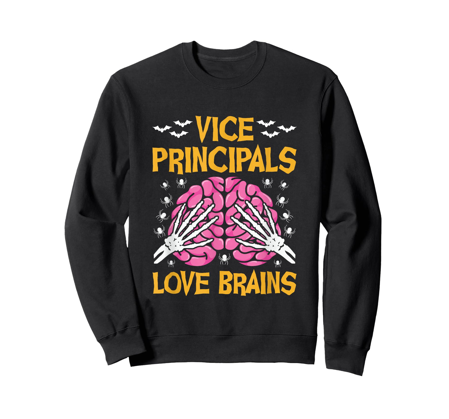 Vice Principals Love Brains Funny Halloween School T-Shirt