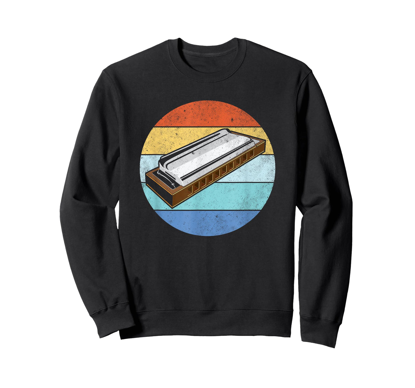 Harmonica Vintage Retro Harmonica Player Gift T-Shirt