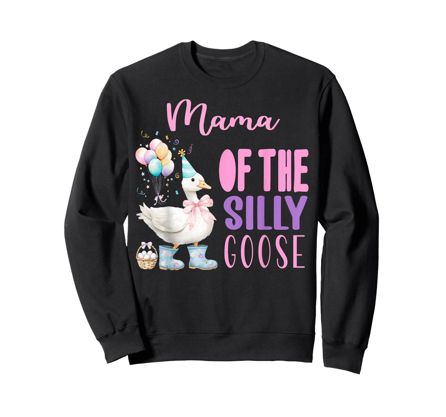 One Silly Goose Birthday Girl Farm 1st Party Spring Outfit T-Shirt