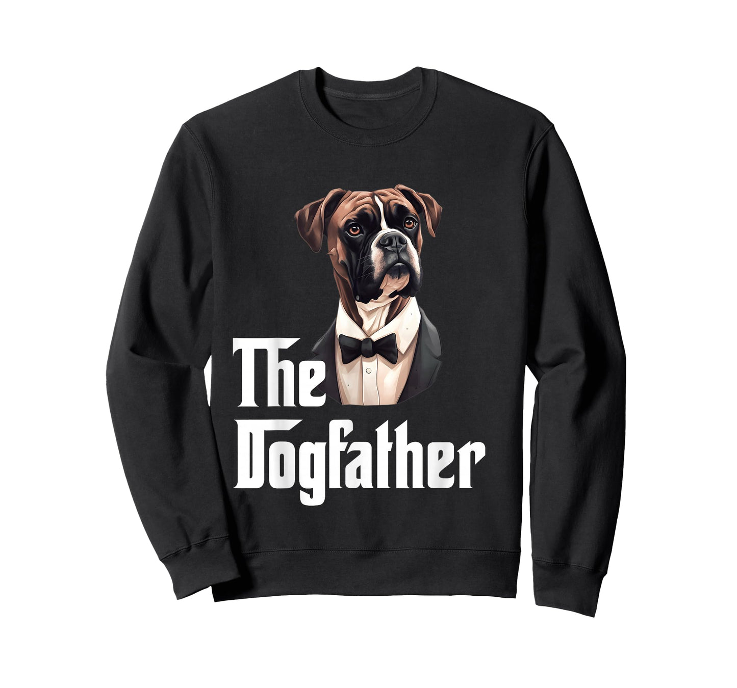 The Dogfather | Boxer | Boxer Dog Owner | Dog Dad Funny T-Shirt