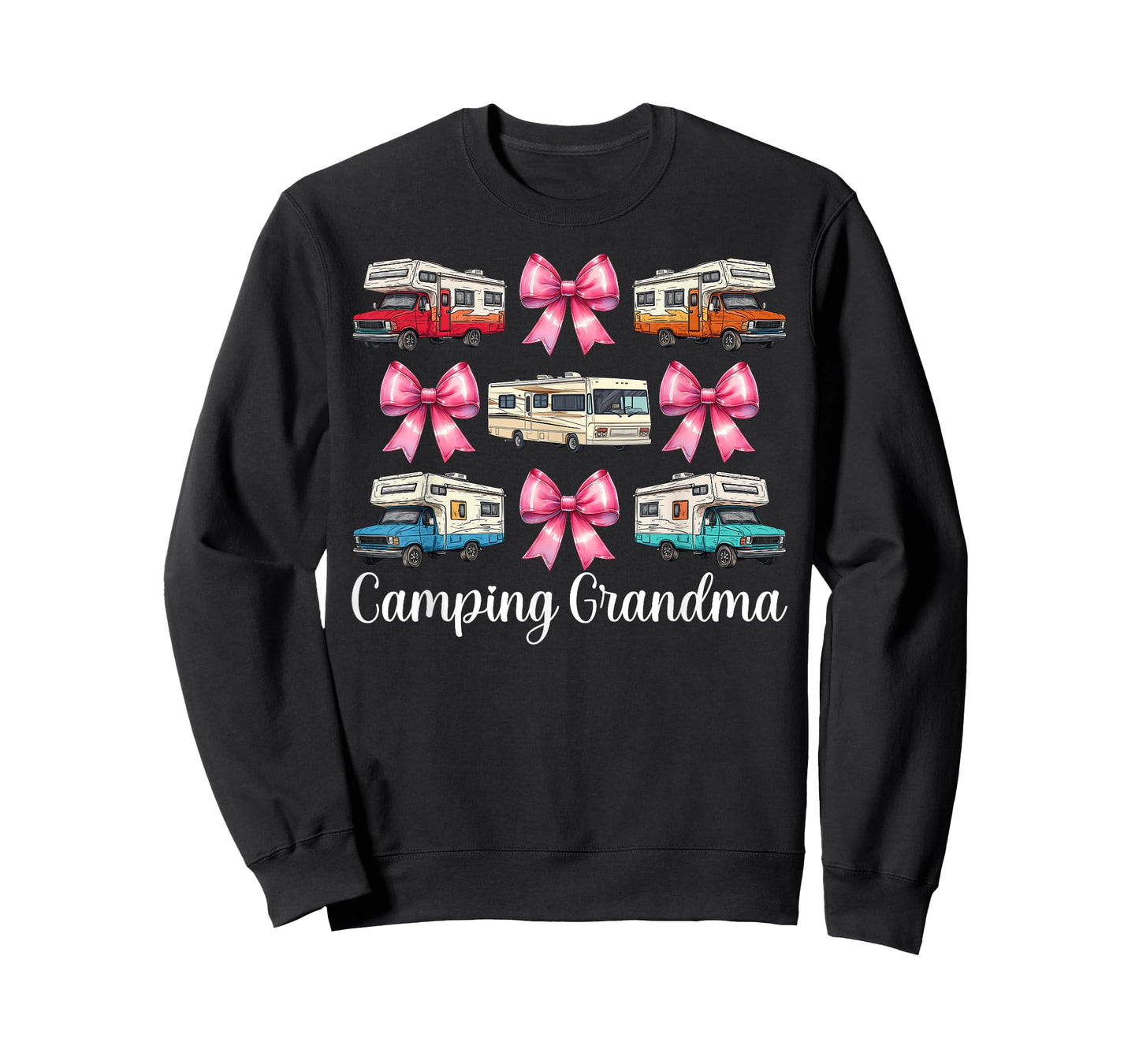 Camping Grandma RV Camping Camper Motorhome Nana Coquette T-Shirt