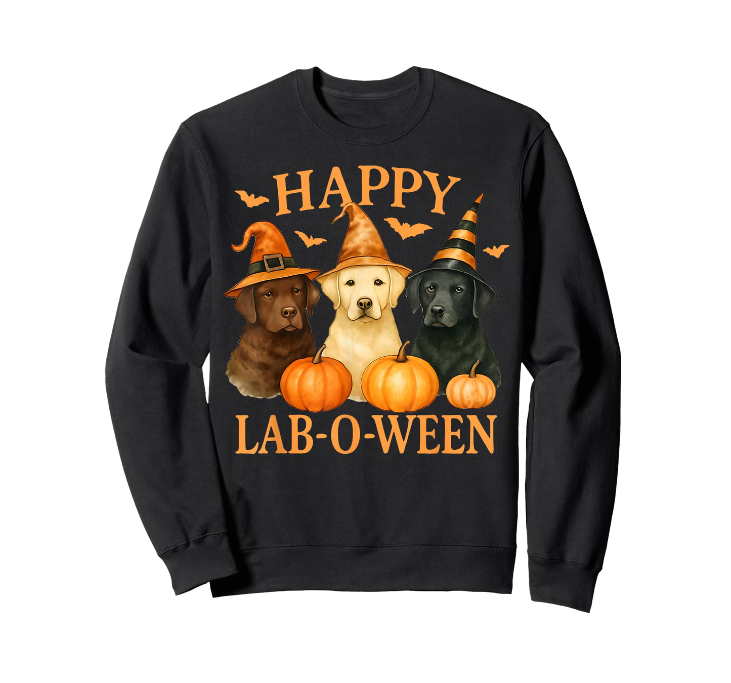 Happy Lab-O-Ween Labrador Halloween Dog Lover Design T-Shirt