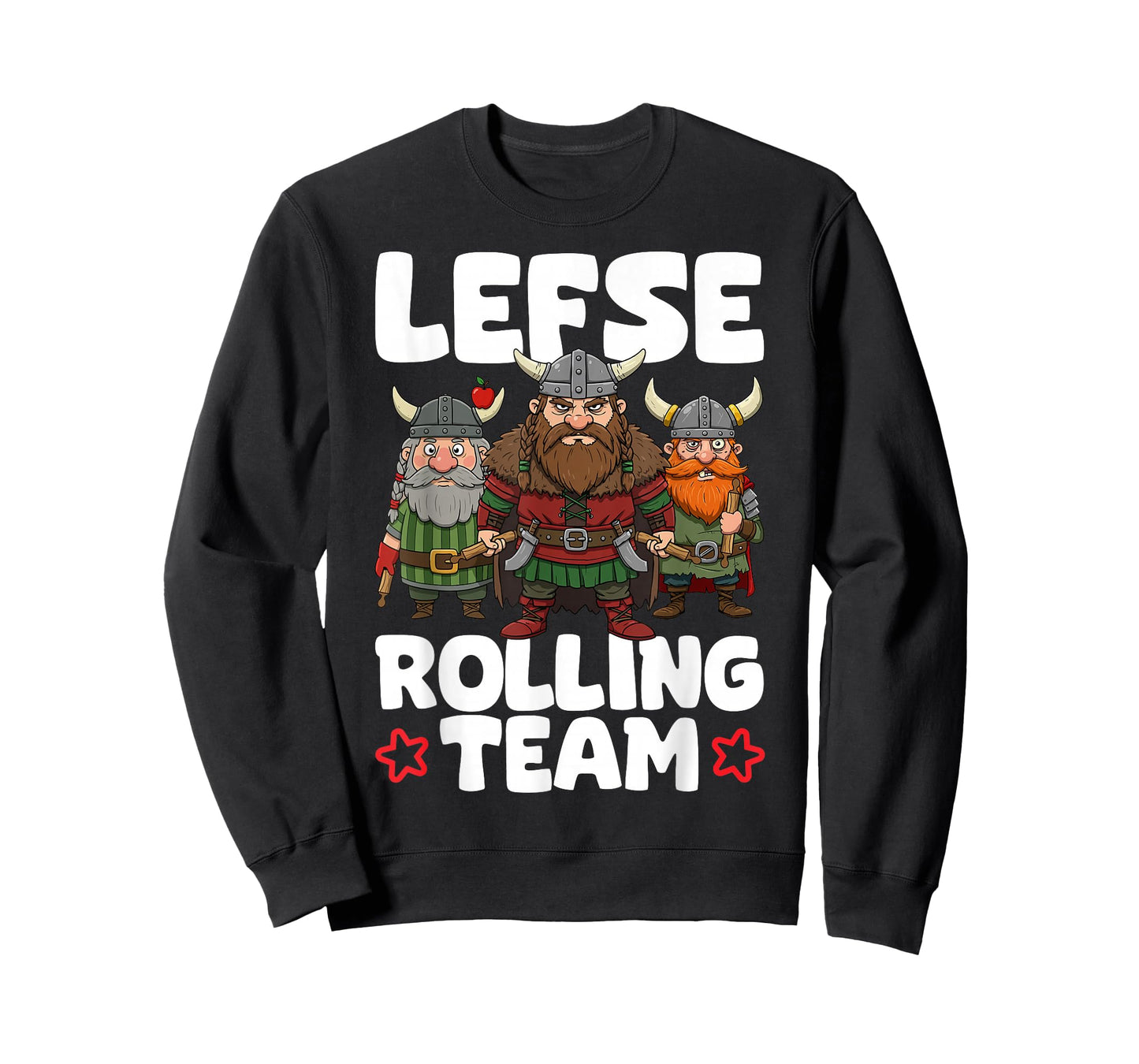 Norwegian Lefse Rolling Team Funny Norway Food T-Shirt