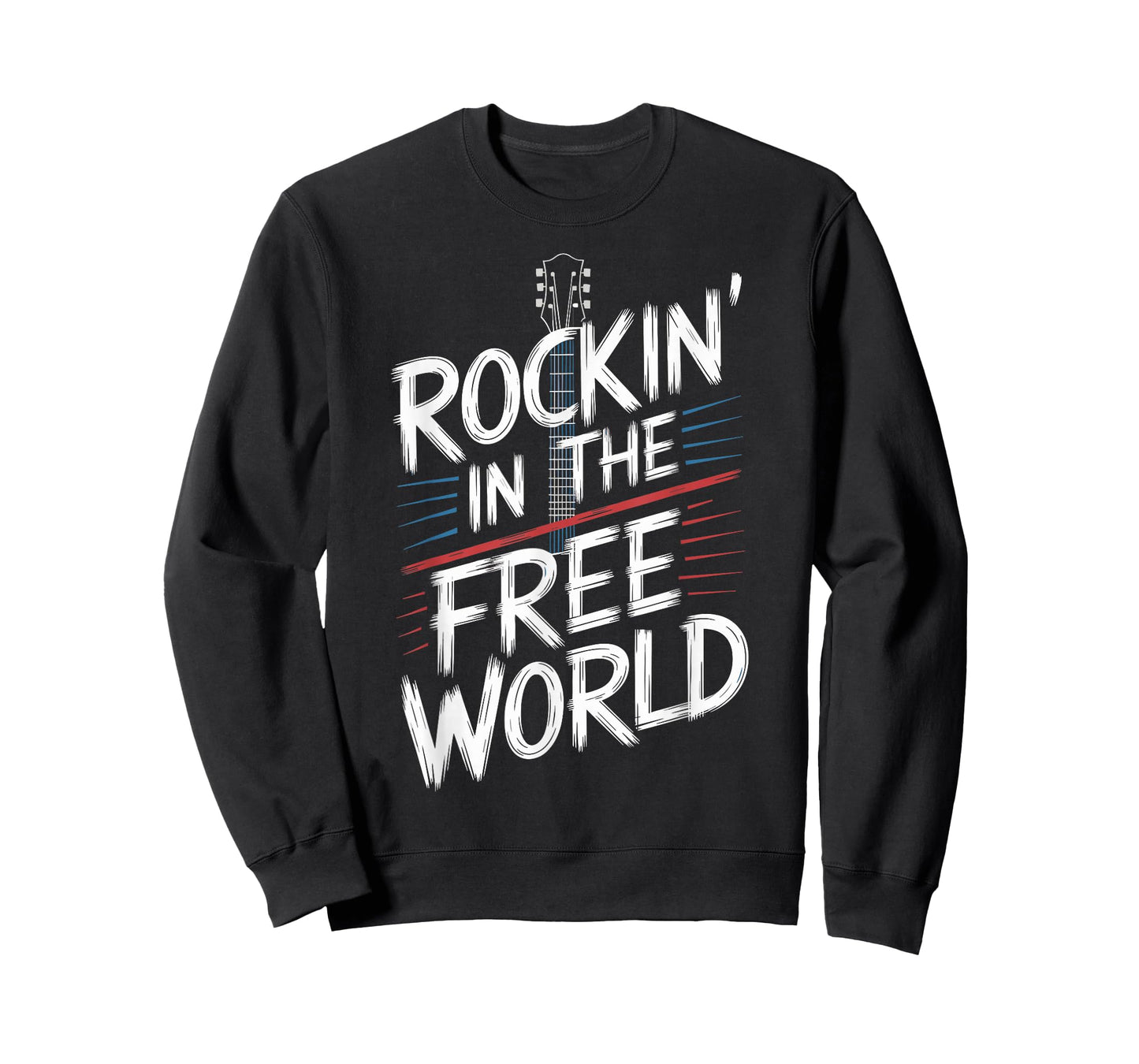 Rockin in the Free World Music Lover Design Concept T-Shirt