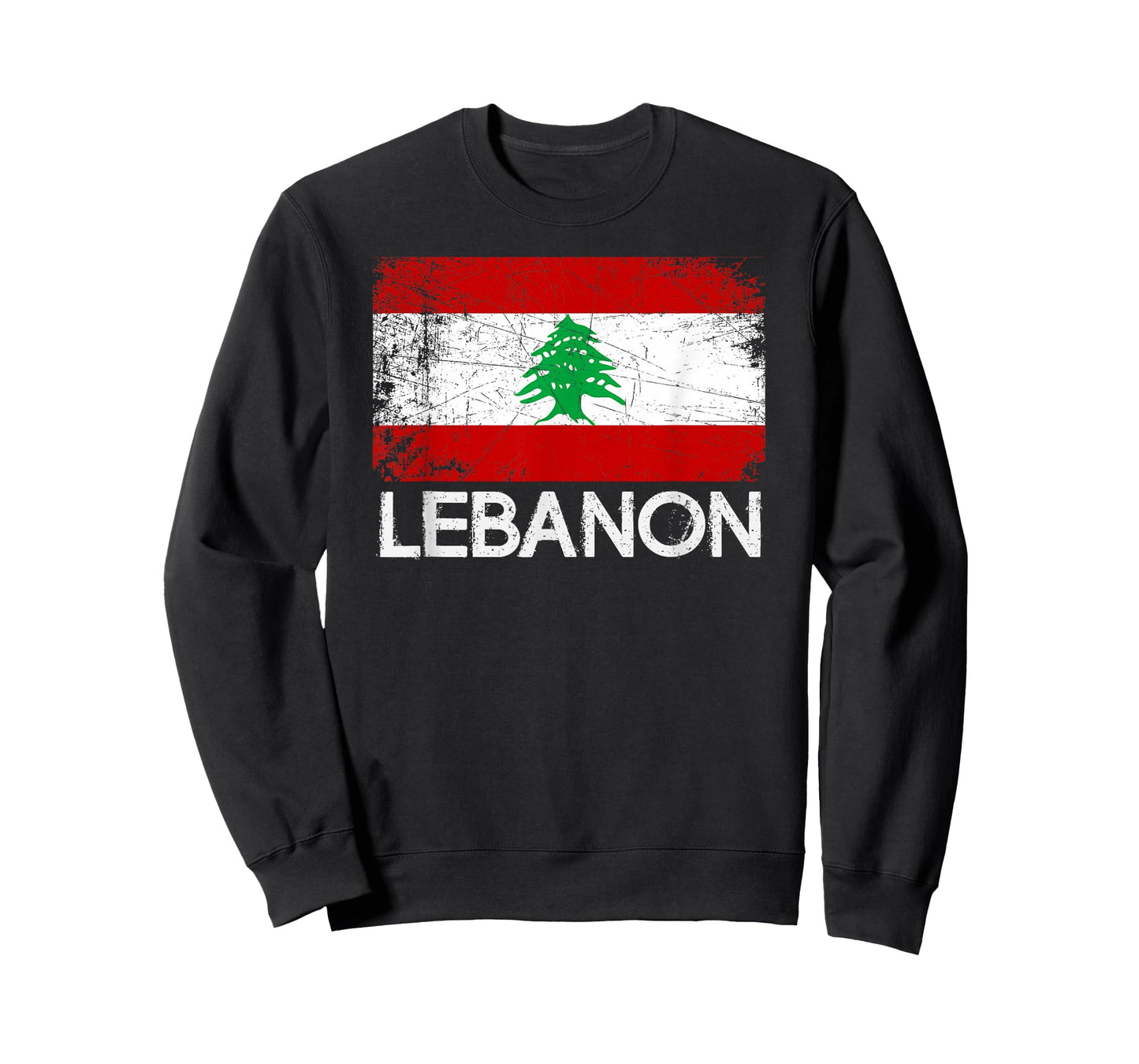 Lebanese Flag T-Shirt | Vintage Made In Lebanon Gift T-Shirt
