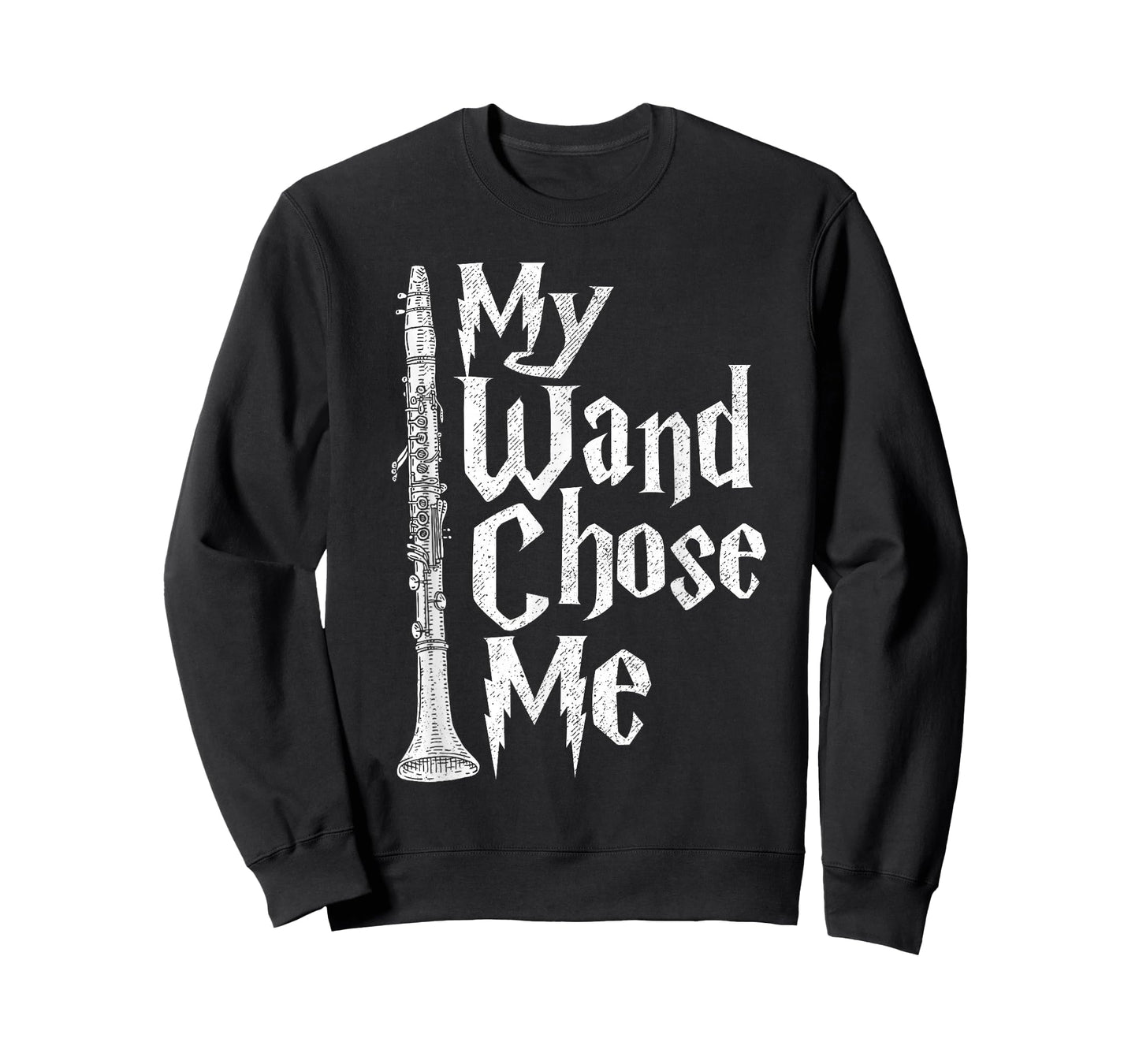 My Wand Chose Me - Clarinet Player Clarinetist Music Lover T-Shirt