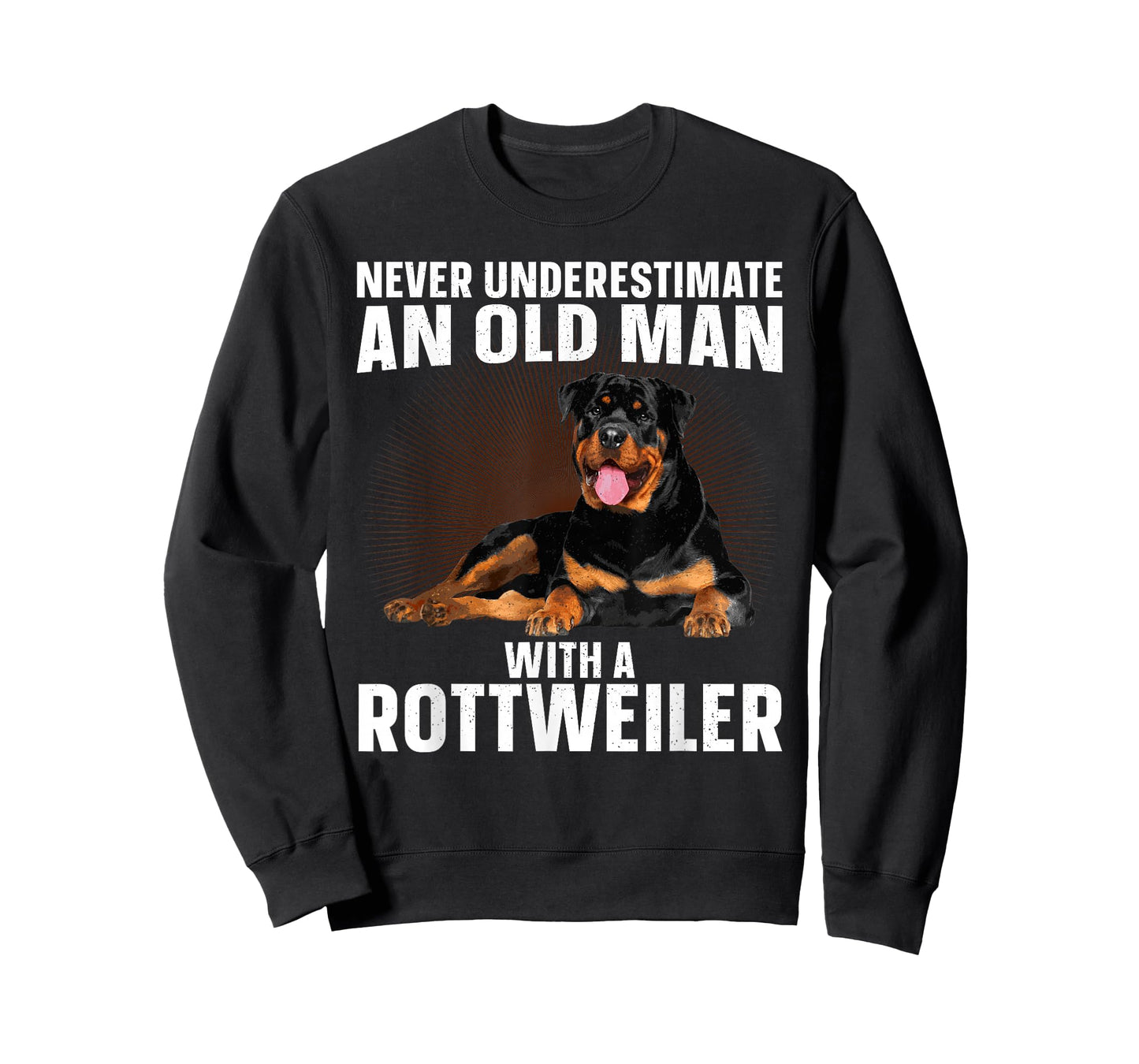 Funny Rottweiler Art For Men Grandpa Rottie Rottweiler Lover T-Shirt