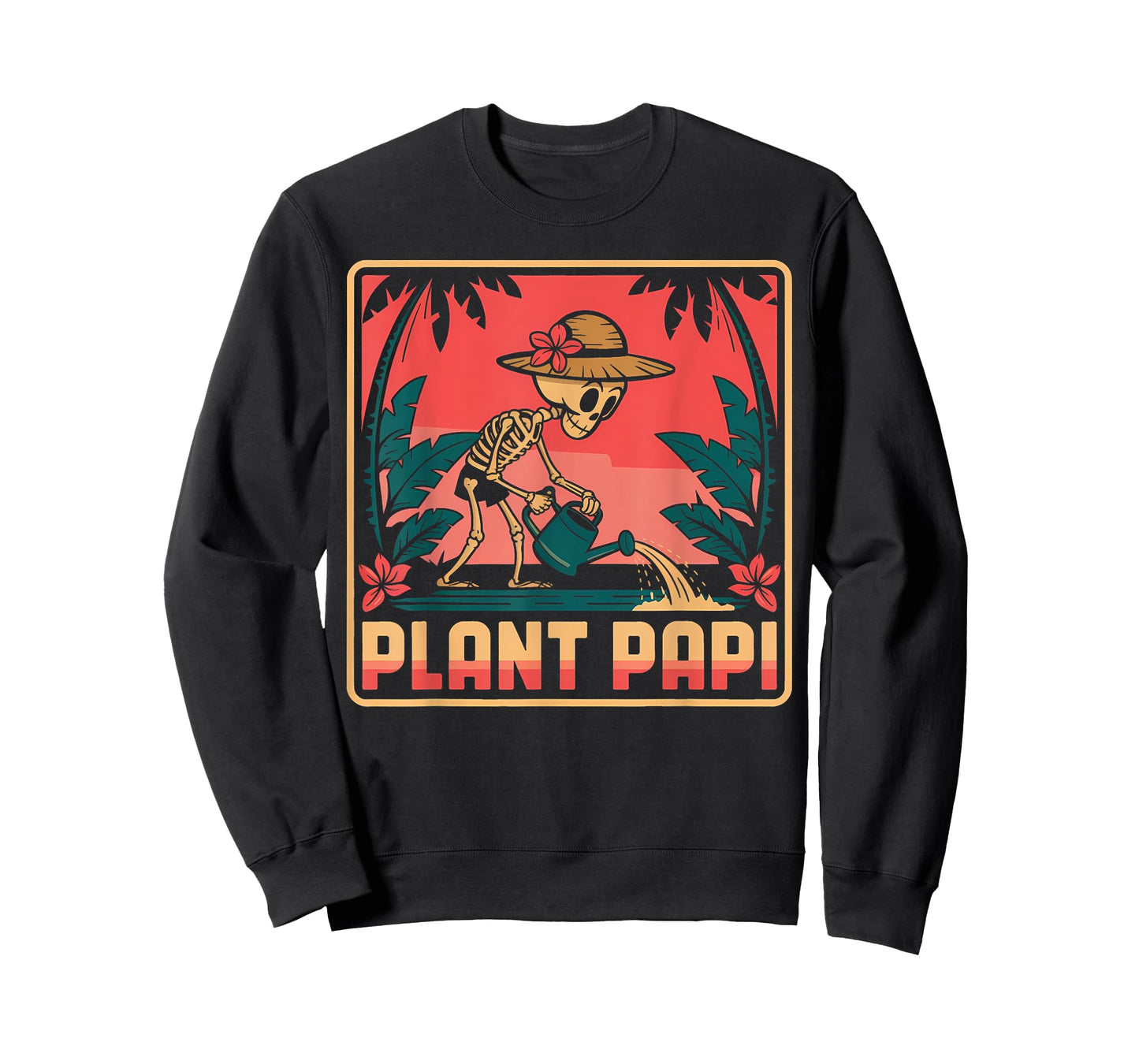 Halloween Plant Papi Daddy Gardener Vintage Men Women T-Shirt