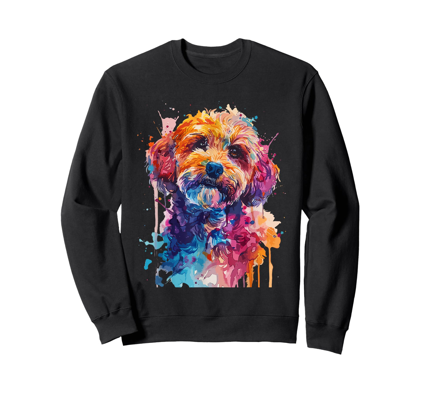 Cockapoo Lovers Pop Art Colorful Cockapoo Dog T-Shirt for Men Women Girls Kids