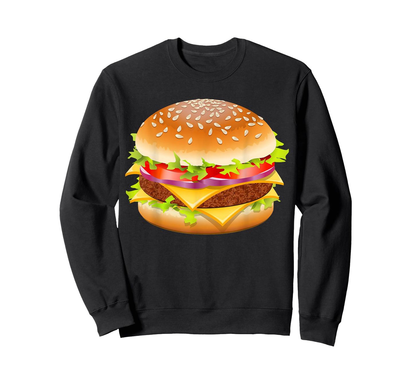 Cheeseburger Hamburger Burger Funny Food Halloween Costume T-Shirt