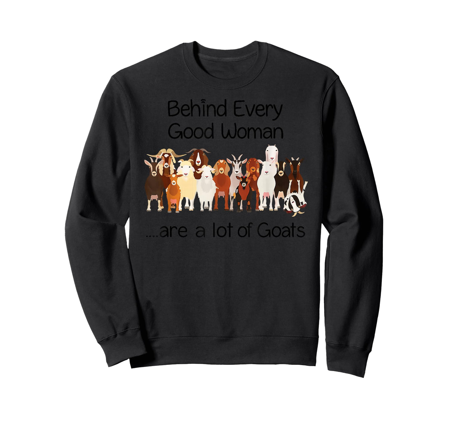 Behind Every Good Women are a lot of Goats T-Shirt